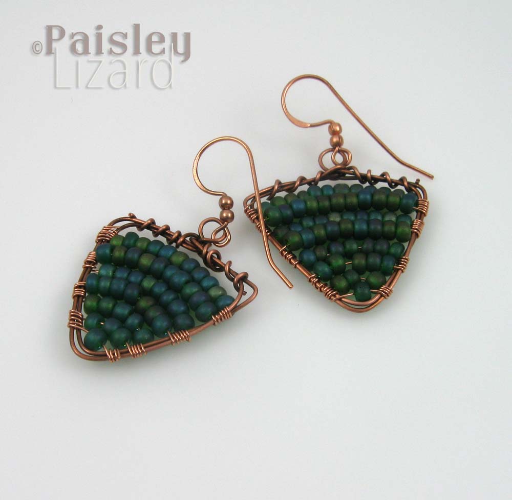 SRAJD Jewelry Design Challenge: Wire Work - Paisley Lizard